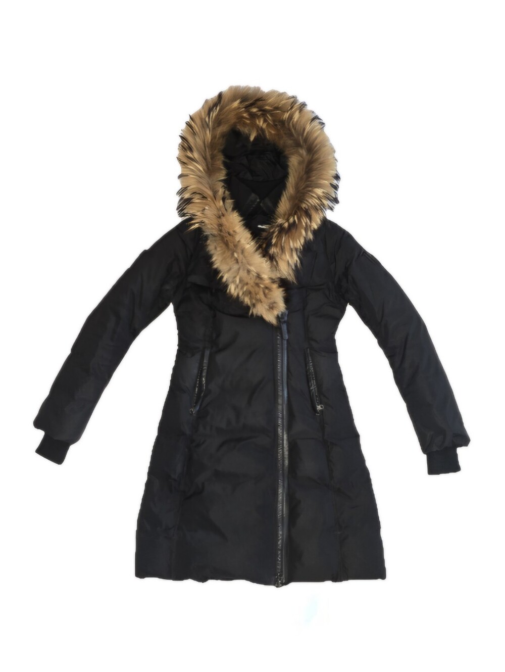 Mackage Black Adali Raccoon Hooded Jacket